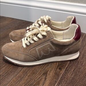 Birdies Roadrunner Suede Sneakers with Cream Accents